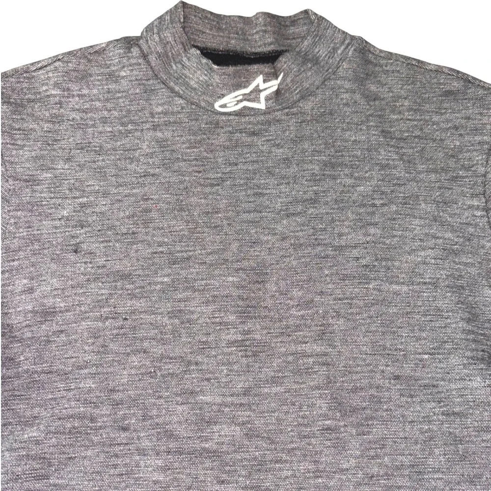 Alpinestars Race Under Shirt Mens XL Gray FIA 8856-2018 Nomex Fireproof Top